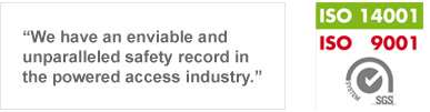ISO 9001 and 14001 certification